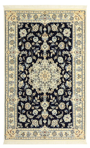 Dywan perski - Nain - Królewski - Royal - 136 x 86 cm - ciemnoniebieski