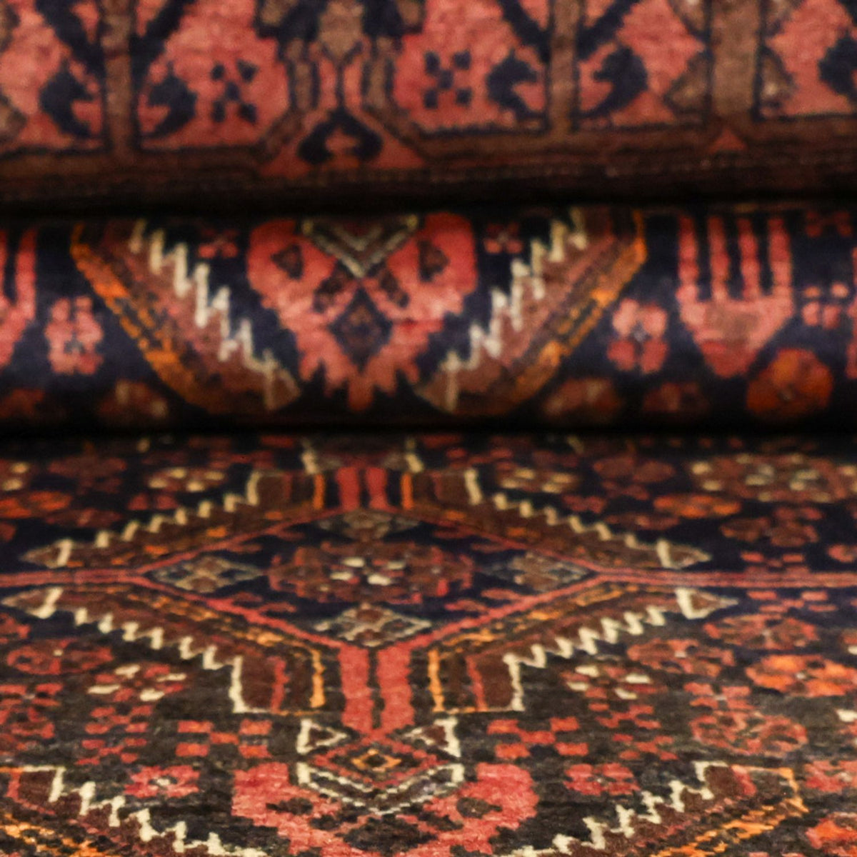 Biegacz Dywan beludżycki - 198 x 109 cm - ciemnobrązowy