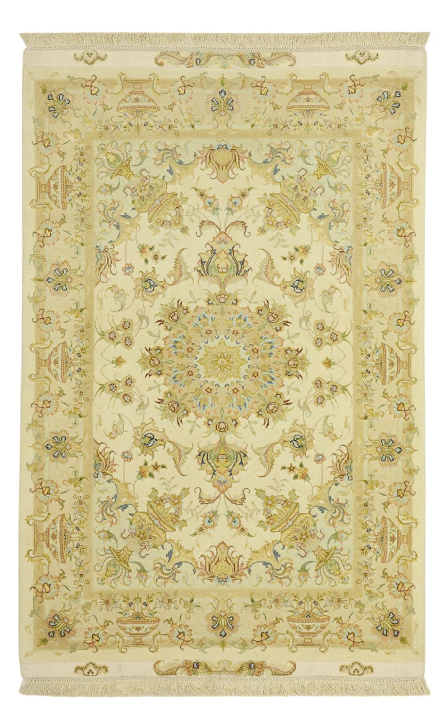 Dywan perski - Tabriz - Premium - Naszyjnik z jedwabiu - 160 x 97 cm - piaskowy