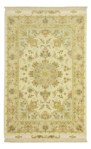 Dywan perski - Tabriz - Premium - Naszyjnik z jedwabiu - 160 x 97 cm - piaskowy