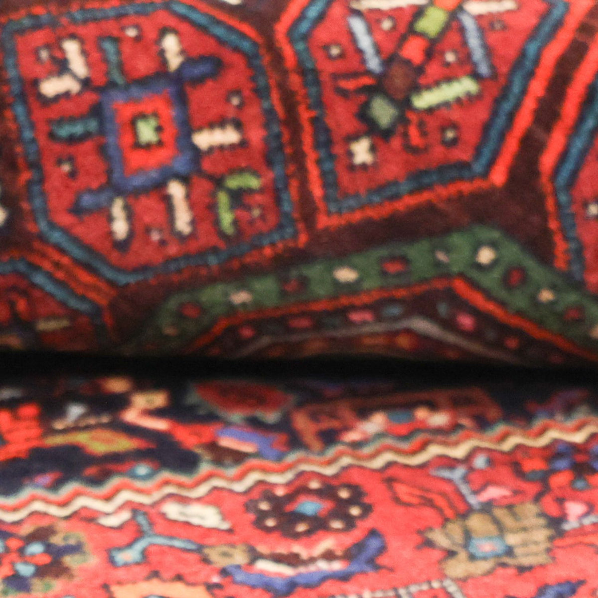 Perski dywan - Nomadyczny - 152 x 102 cm - ciemna czerwień