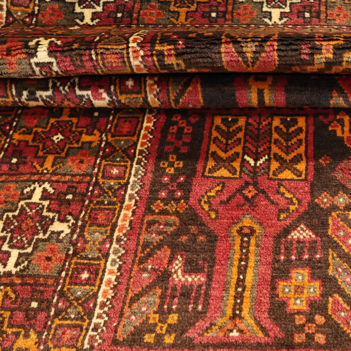 Biegacz Dywan beludżycki - 211 x 102 cm - wielokolorowy