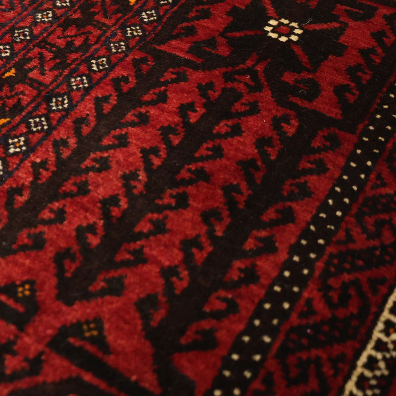 Biegacz Dywan beludżycki - 201 x 97 cm - ciemna czerwień