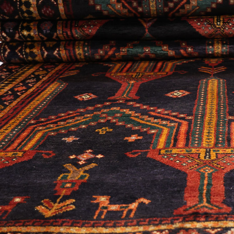 Biegacz Dywan beludżycki - 274 x 125 cm - ciemnoniebieski