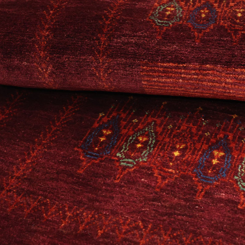 Dywan Gabbeh - Kashkuli perski - 150 x 84 cm - czerwony