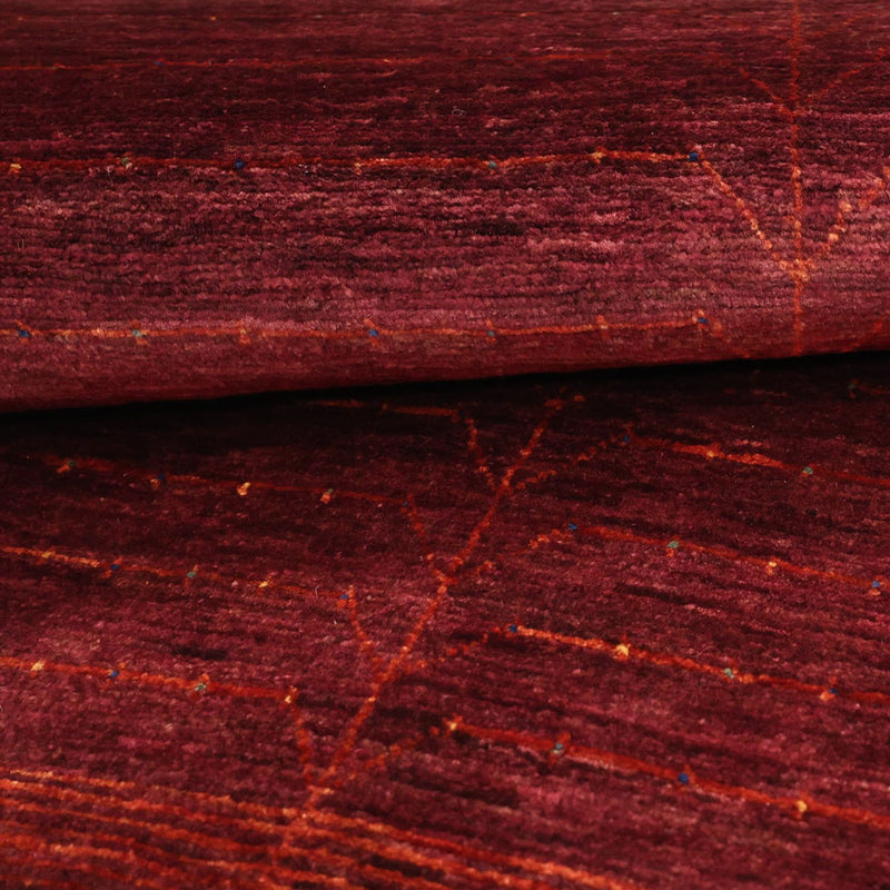 Dywan Gabbeh - Kashkuli perski - 130 x 81 cm - ciemna czerwień