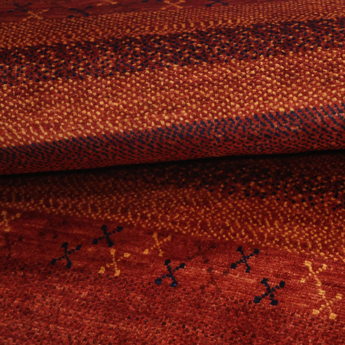 Dywan Gabbeh - Kashkuli perski - 114 x 97 cm - wielokolorowy