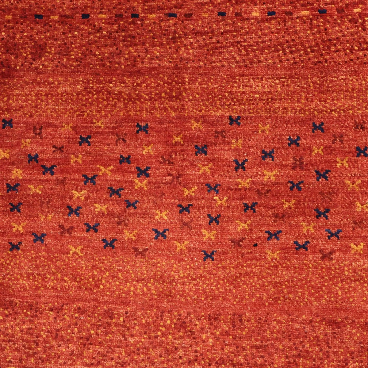 Dywan Gabbeh - Kashkuli perski kwadratowy  - 116 x 102 cm - wielokolorowy