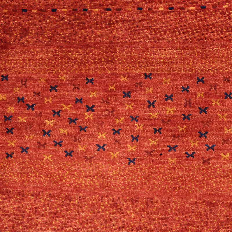 Dywan Gabbeh - Kashkuli perski kwadratowy  - 116 x 102 cm - wielokolorowy