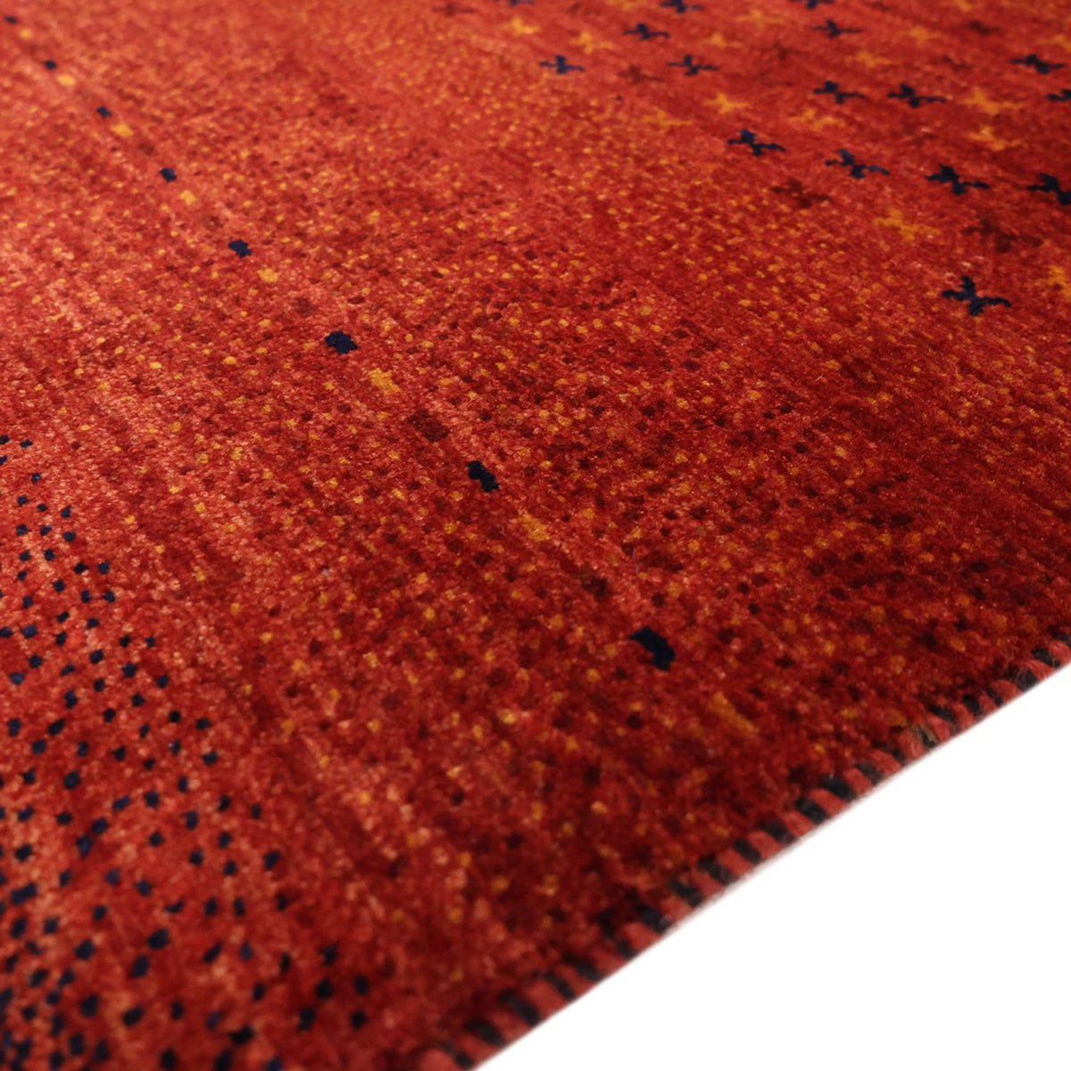 Dywan Gabbeh - Kashkuli perski kwadratowy  - 116 x 102 cm - wielokolorowy