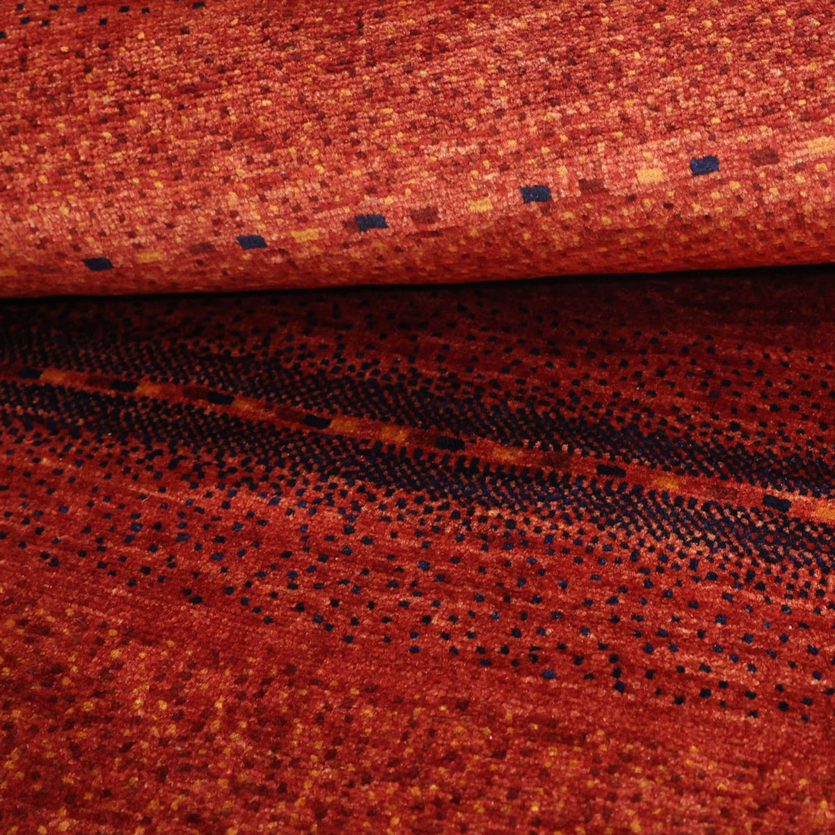 Dywan Gabbeh - Kashkuli perski kwadratowy  - 116 x 102 cm - wielokolorowy