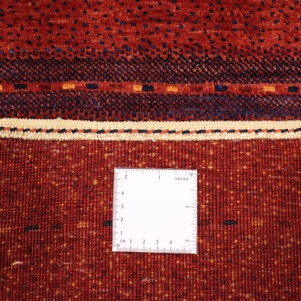 Dywan Gabbeh - Kashkuli perski kwadratowy  - 116 x 102 cm - wielokolorowy