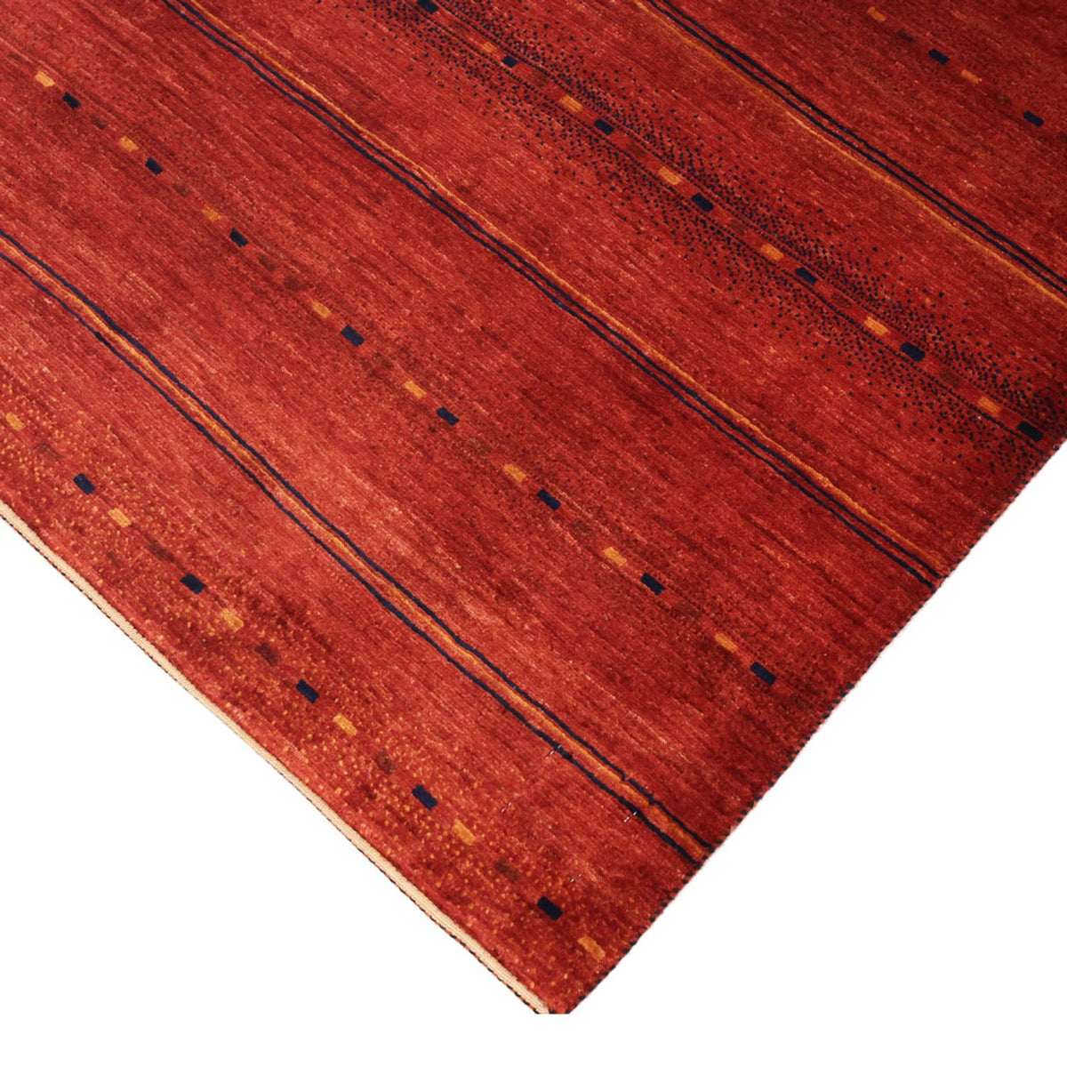 Dywan Gabbeh - Kashkuli perski kwadratowy  - 112 x 102 cm - wielokolorowy