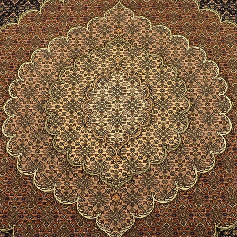 Dywan perski - Tabriz - Królewski - Royal - 354 x 248 cm - ciemnobrązowy