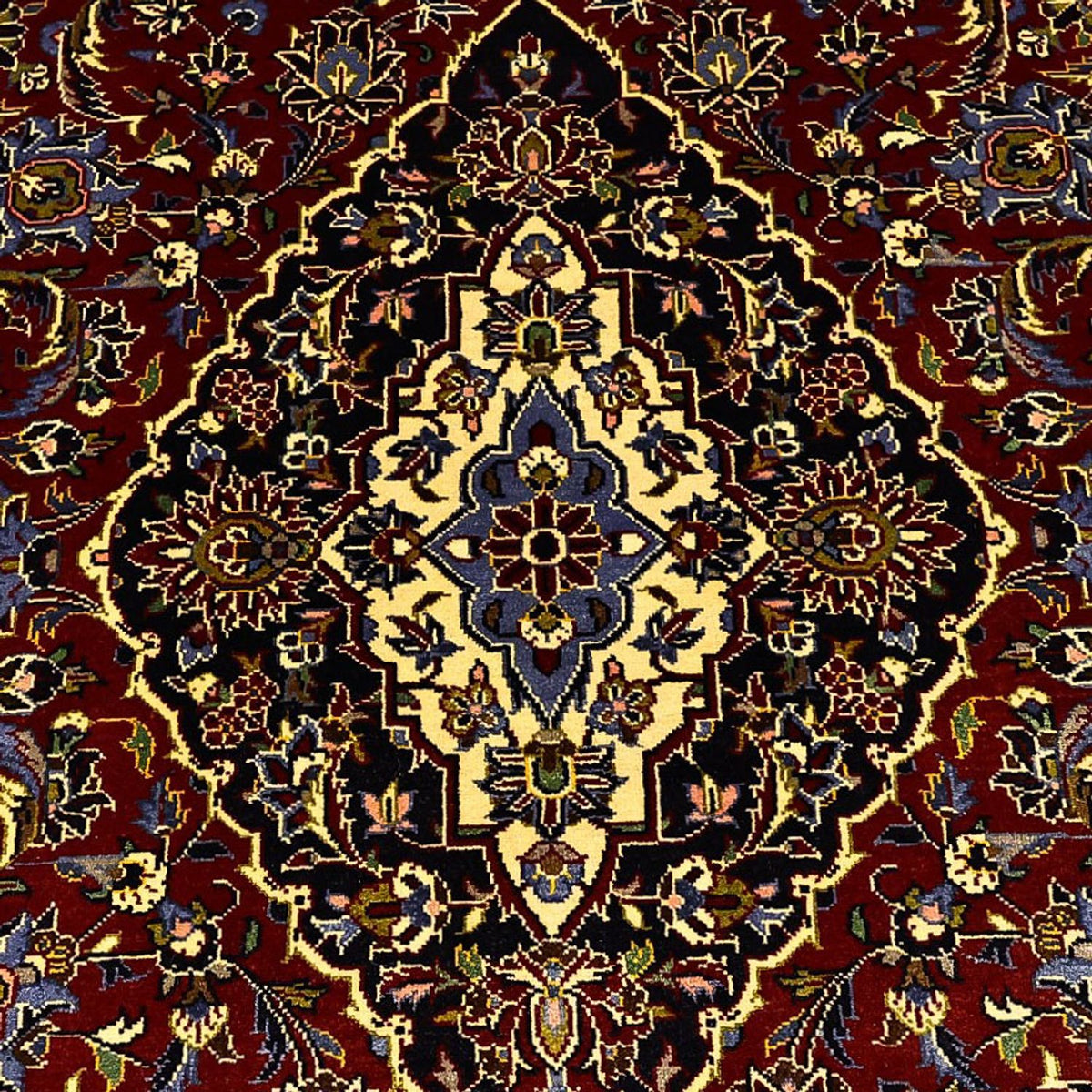 Dywan perski - Keshan - 222 x 144 cm - czerwony