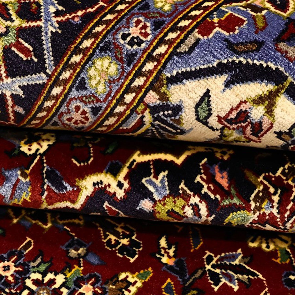 Dywan perski - Keshan - 222 x 144 cm - czerwony