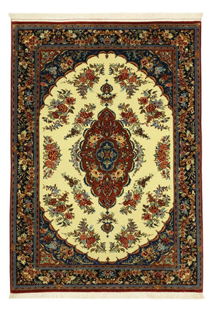 Dywan perski - Klasyczny - 146 x 105 cm - kremowy