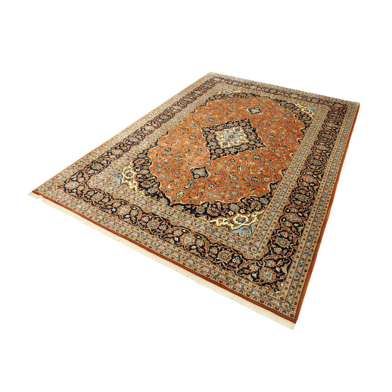 Dywan perski - Keshan - 347 x 251 cm - jasna czerwień