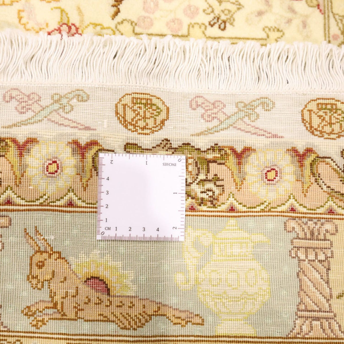 Dywan perski - Tabriz - Królewski - Royal - 160 x 102 cm - piaskowy