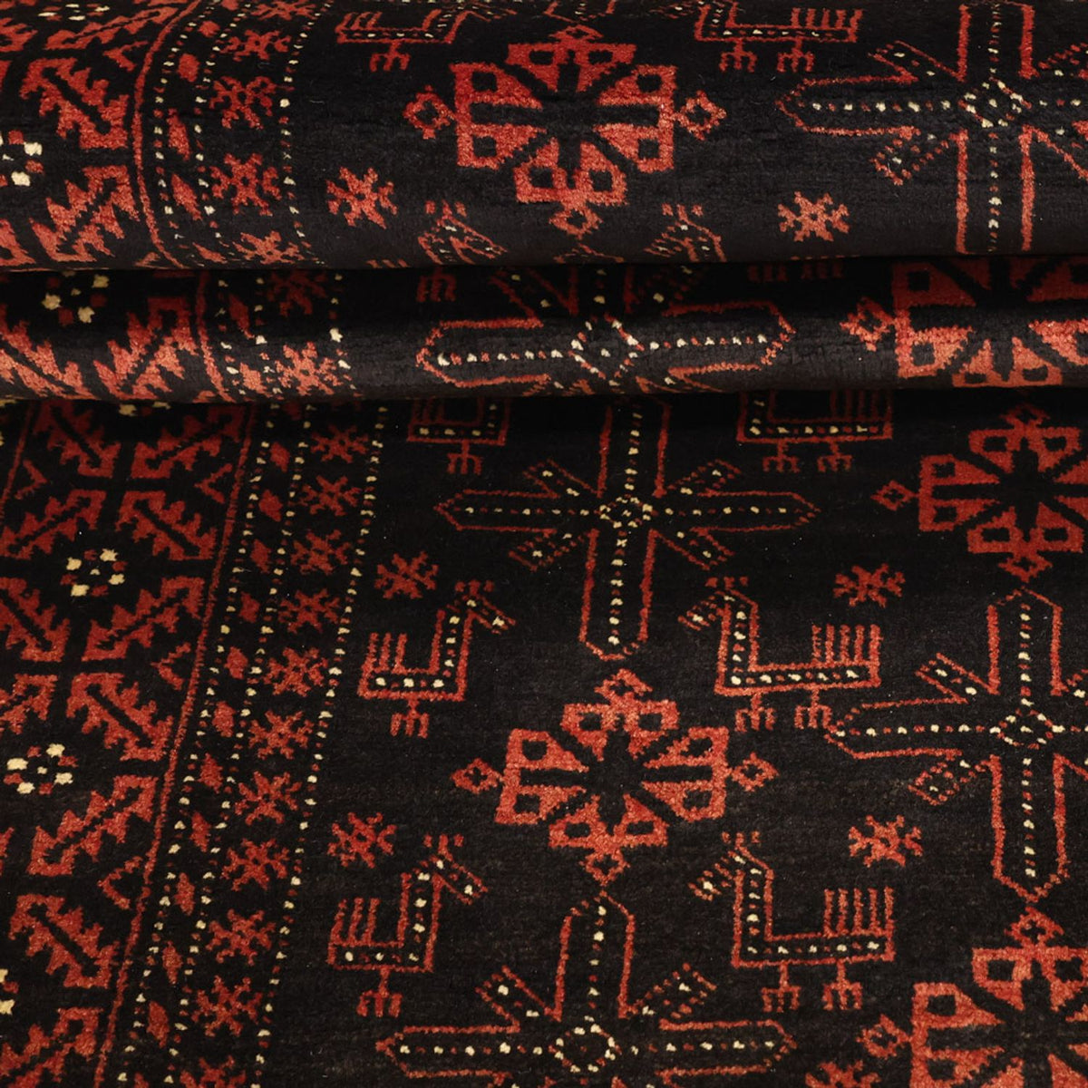 Biegacz Dywan beludżycki - 197 x 105 cm - ciemna czerwień