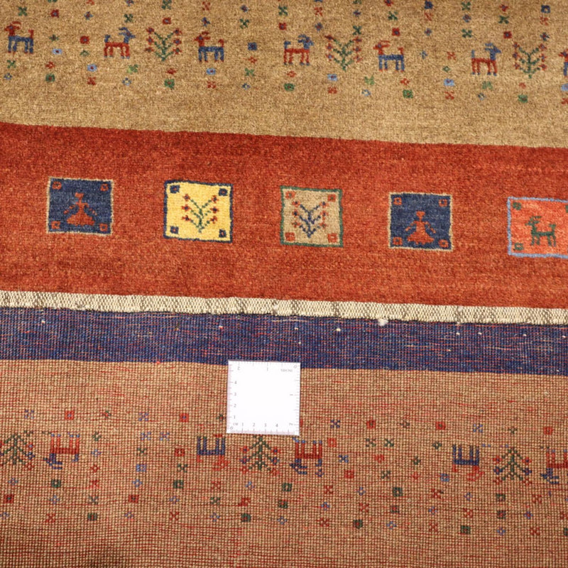 Dywan Gabbeh - Kashkuli perski - 184 x 121 cm - czerwony