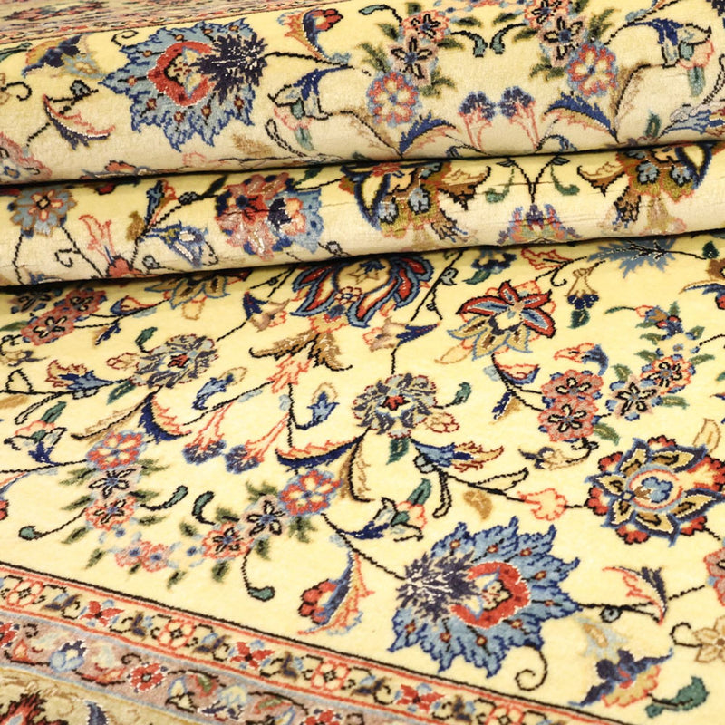 Dywan perski - Isfahan - Premium - 153 x 100 cm - beżowy