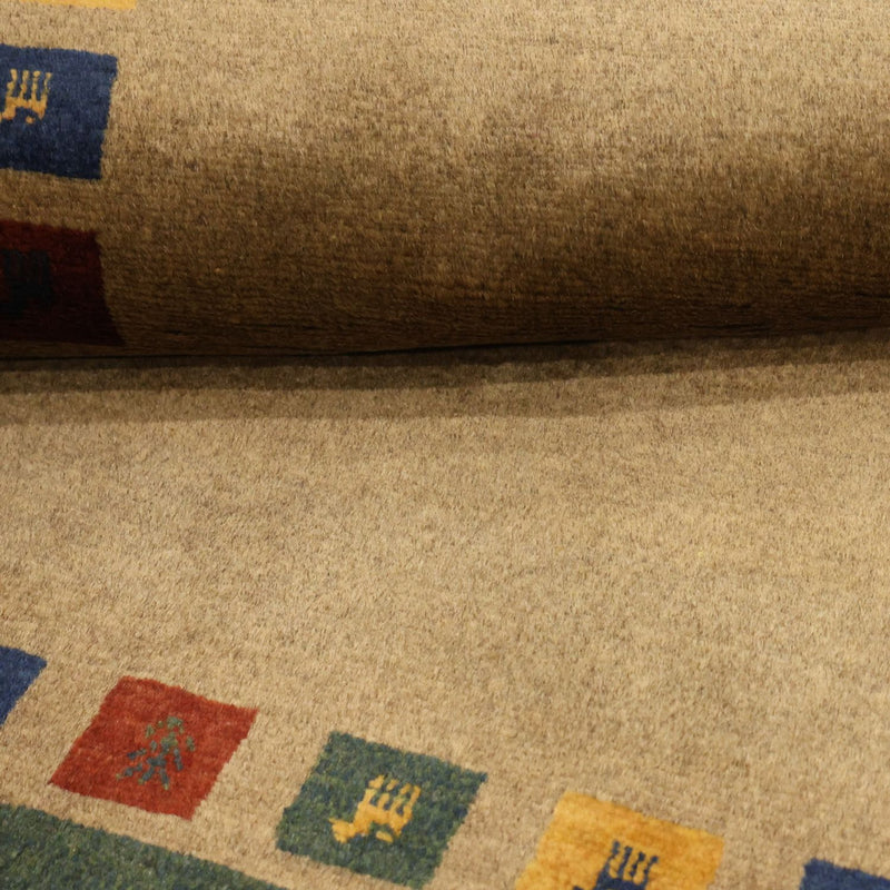 Dywan Gabbeh - Loribaft Perski - 128 x 86 cm - wielokolorowy