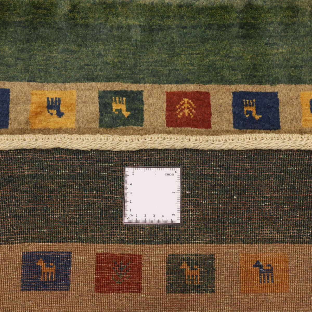 Dywan Gabbeh - Loribaft Perski - 128 x 86 cm - wielokolorowy