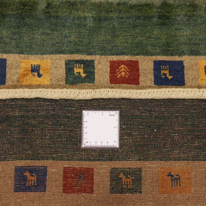 Dywan Gabbeh - Loribaft Perski - 128 x 86 cm - wielokolorowy