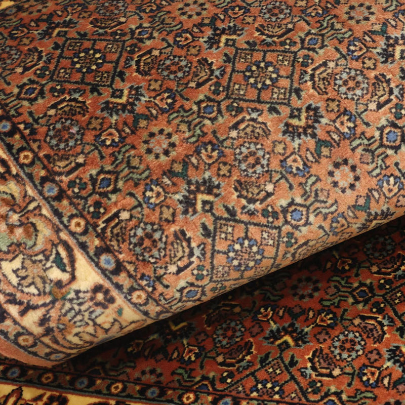 Dywan perski - Bijar - 144 x 71 cm - ciemny beż