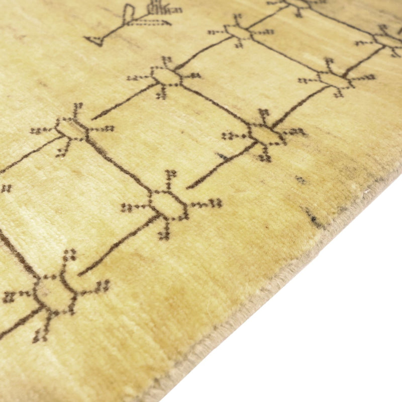 Dywan Gabbeh - Kashkuli perski - 150 x 101 cm - beżowy