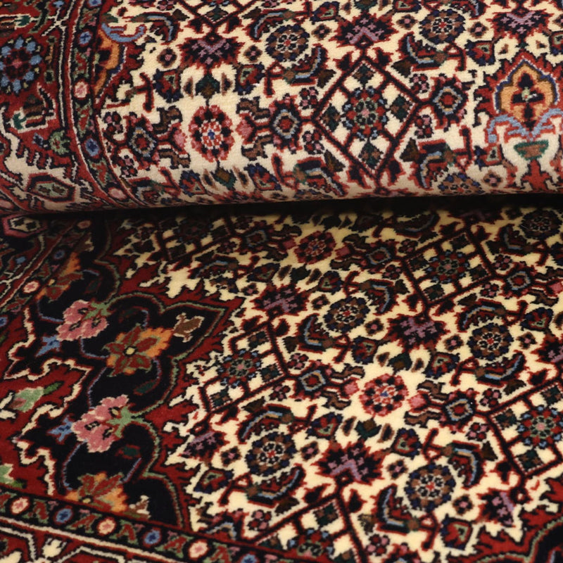 Dywan perski - Bijar - 137 x 72 cm - ciemny beż