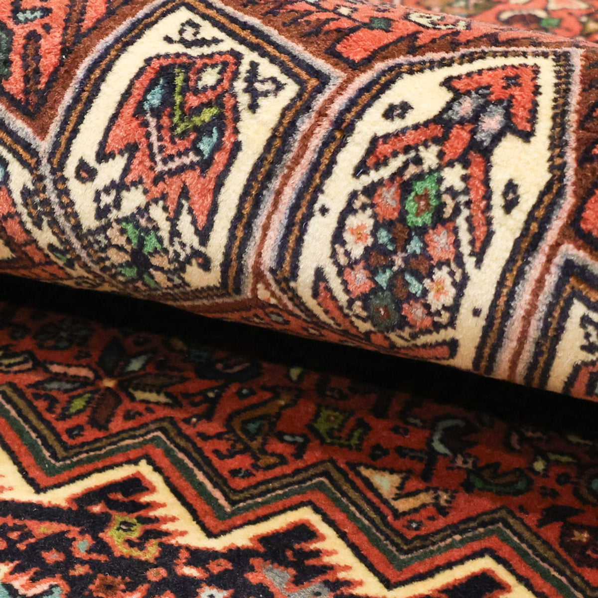 Perski dywan - Nomadyczny - 156 x 103 cm - terakota