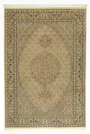 Dywan perski - Tabriz - 148 x 102 cm - piaskowy