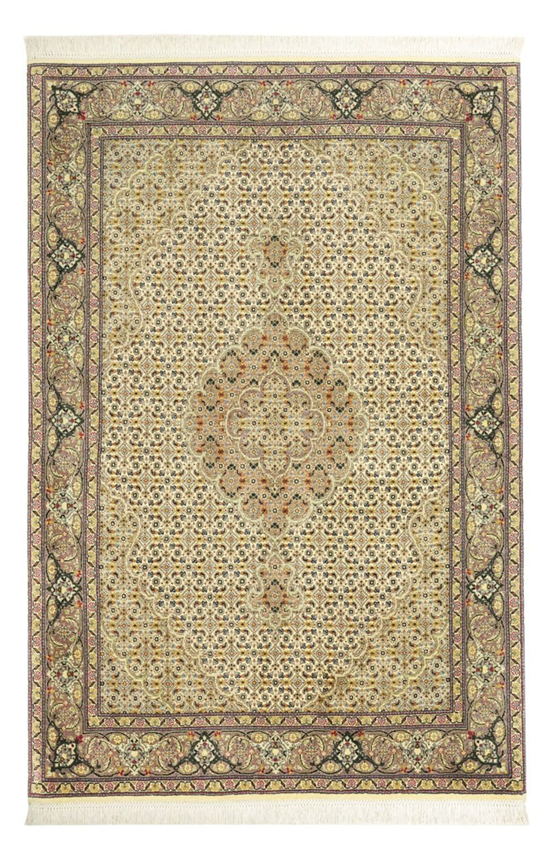 Dywan perski - Tabriz - Królewski - 152 x 101 cm - oliwkowa zieleń