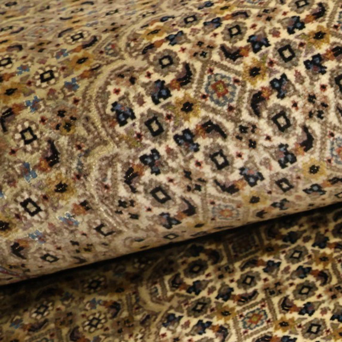 Dywan perski - Tabriz - Królewski - 152 x 101 cm - piaskowy