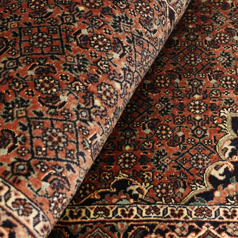 Dywan perski - Bijar - 151 x 87 cm - ciemny beż