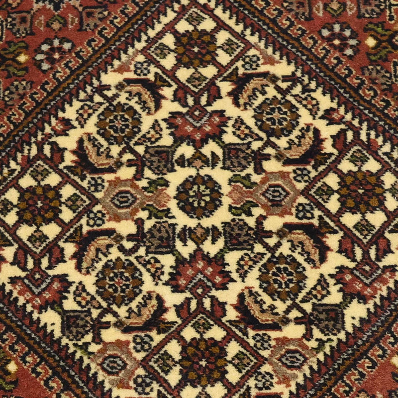 Biegacz Dywan perski - Bijar - 297 x 82 cm - terakota