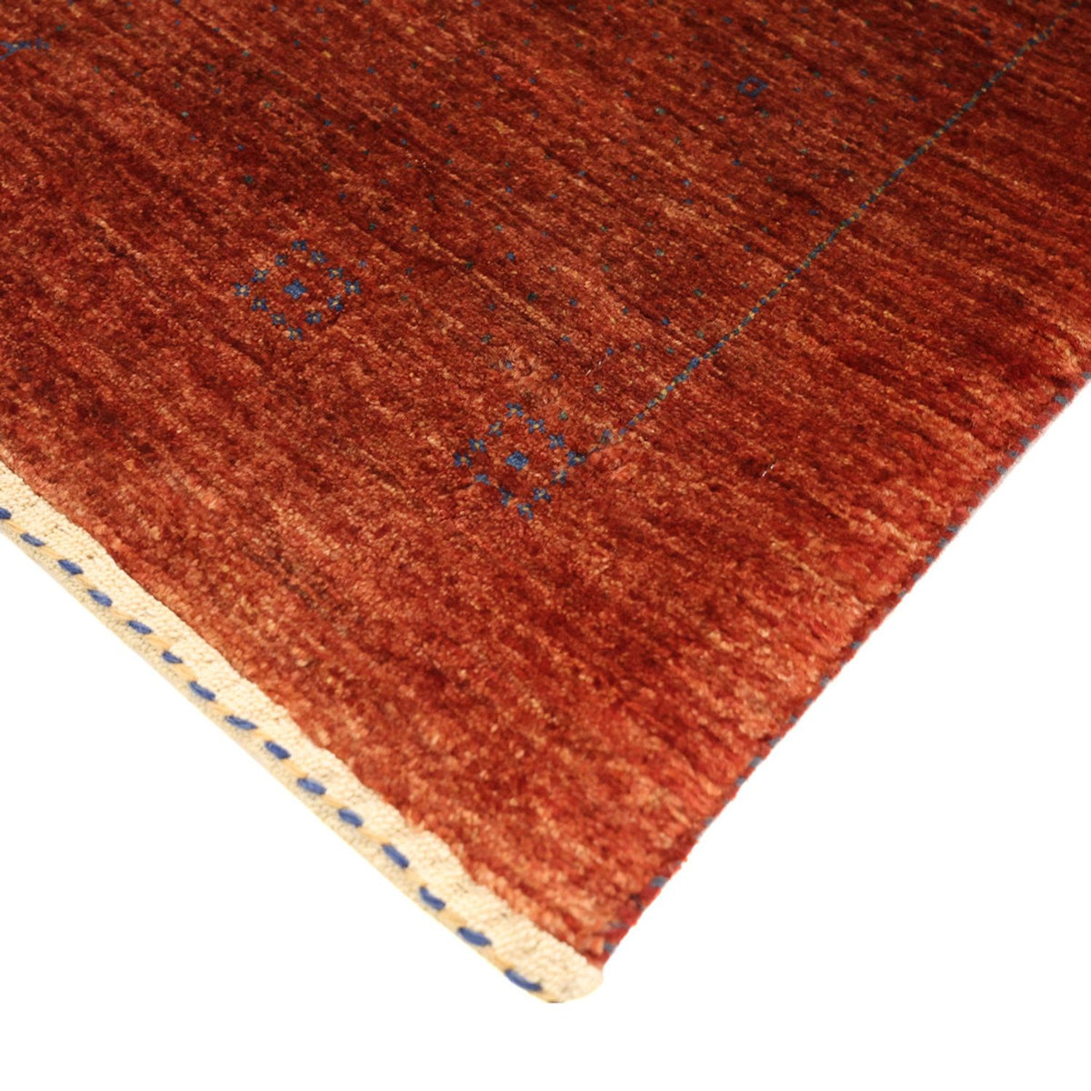 Dywan Gabbeh - Kashkuli perski - 122 x 79 cm - ciemna czerwień