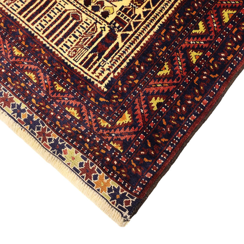 Dywan beludżycki - 142 x 96 cm - wielokolorowy