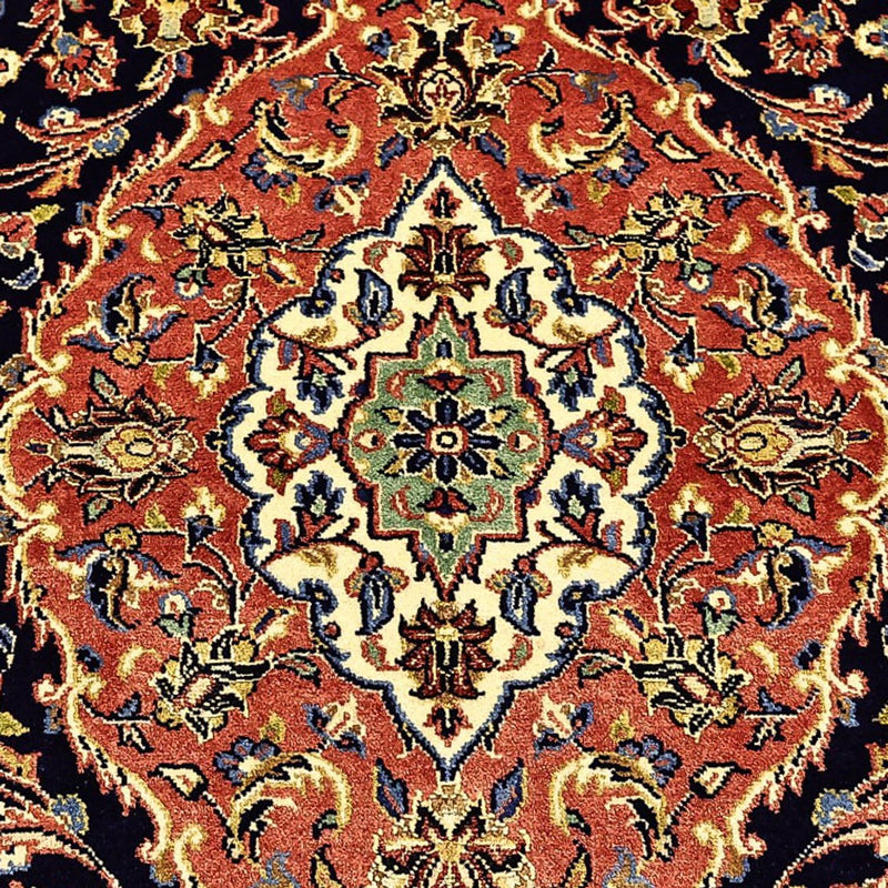 Dywan perski - Bijar - Royal - 220 x 136 cm - ciemnoniebieski