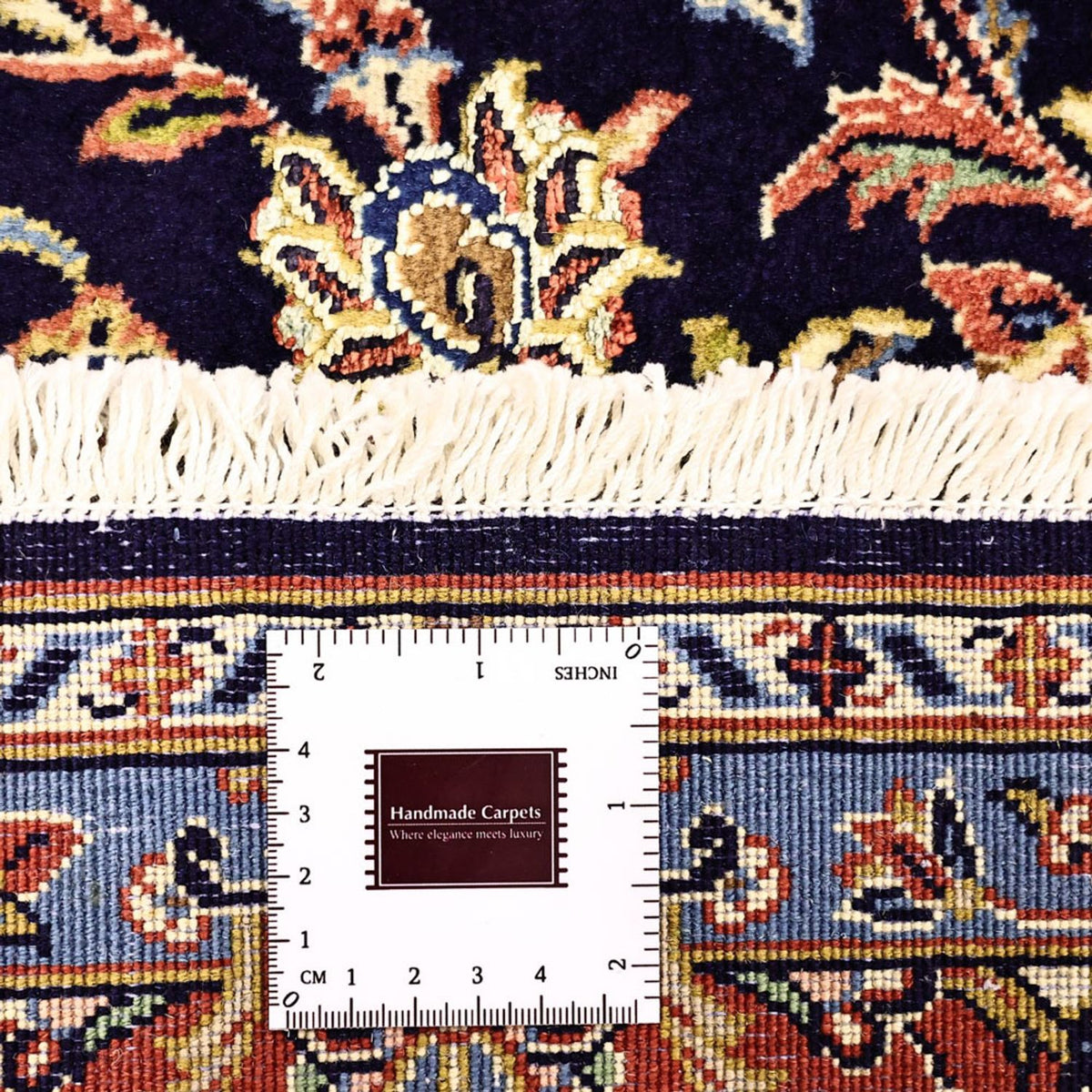 Dywan perski - Bijar - Royal - 220 x 136 cm - ciemnoniebieski