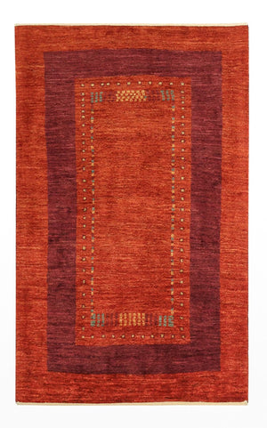 Dywan Gabbeh - Loribaft Perski - 128 x 78 cm - wielokolorowy