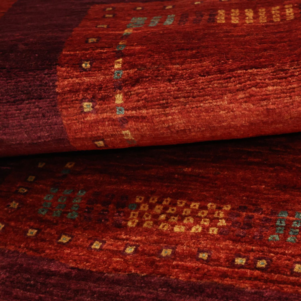 Dywan Gabbeh - Loribaft Perski - 128 x 78 cm - wielokolorowy