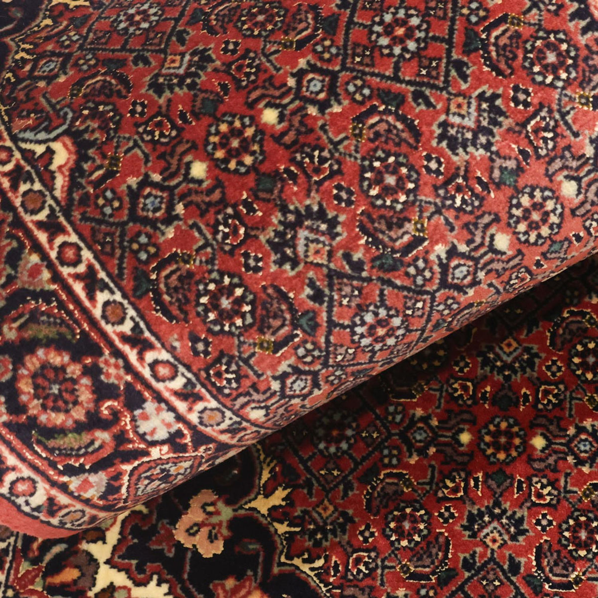 Dywan perski - Bijar - 135 x 71 cm - rdza