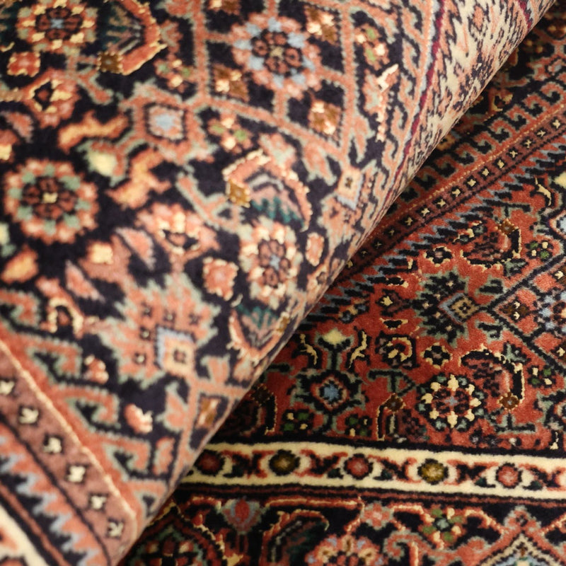 Dywan perski - Bijar - 134 x 70 cm - ciemny beż