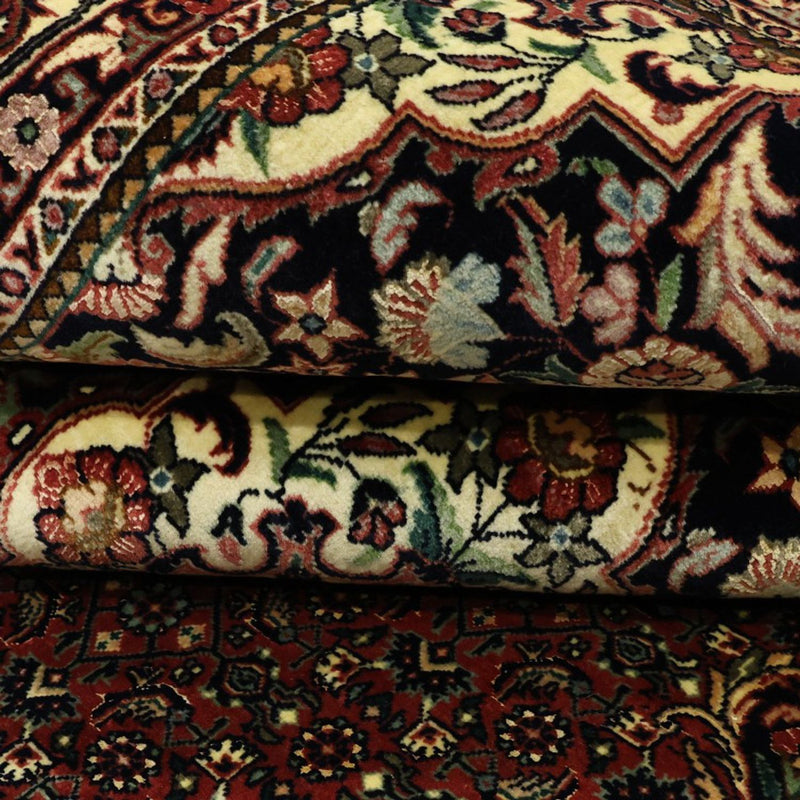 Dywan perski - Bijar - Royal - 194 x 153 cm - ciemna czerwień