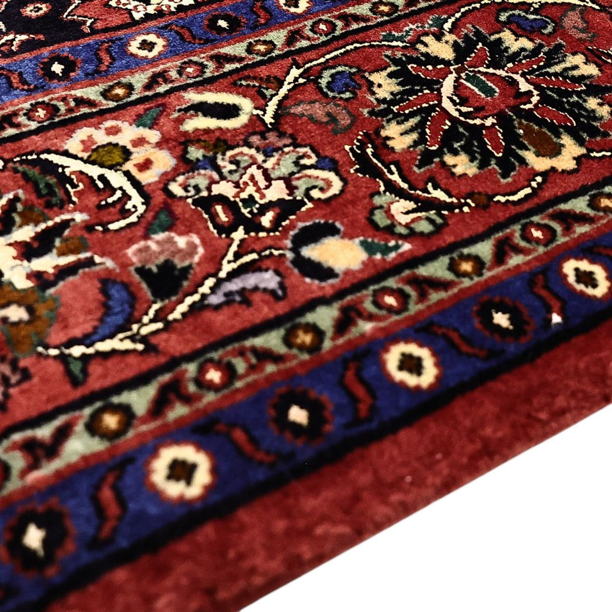 Dywan perski - Bijar - Royal - 212 x 130 cm - ciemnoniebieski