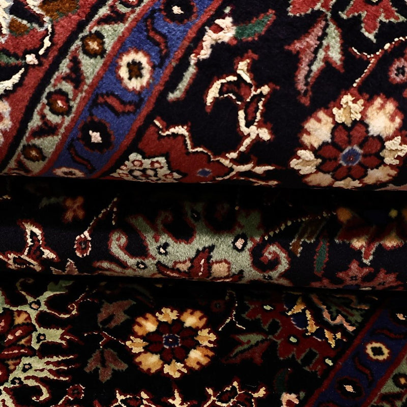 Dywan perski - Bijar - Royal - 212 x 130 cm - ciemnoniebieski