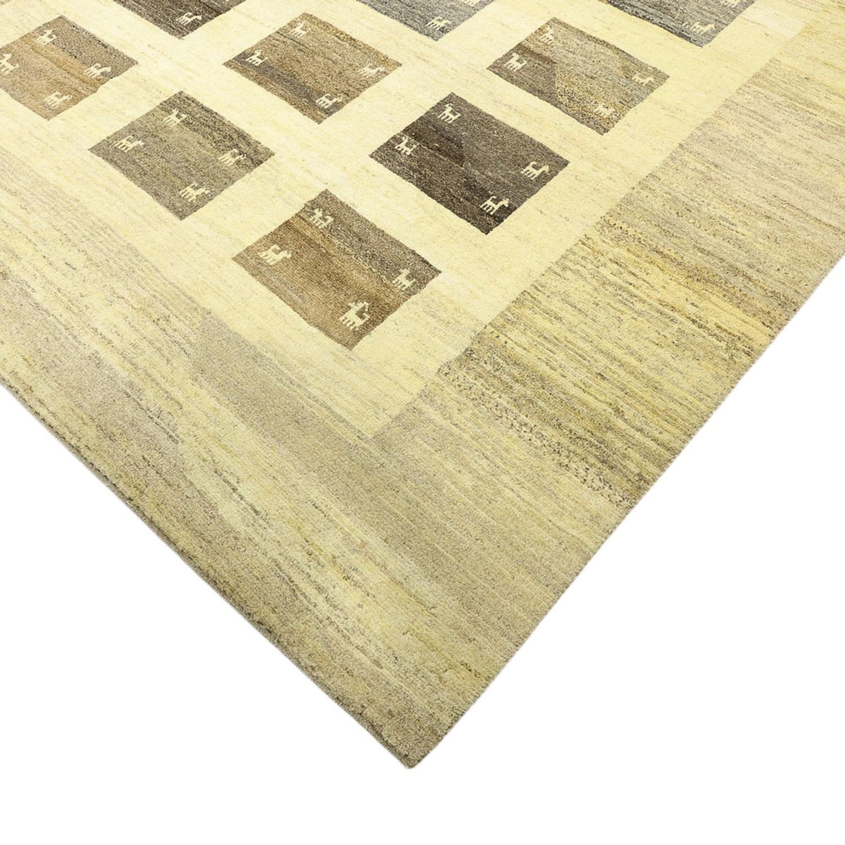 Dywan Gabbeh - perski - 292 x 203 cm - wielokolorowy